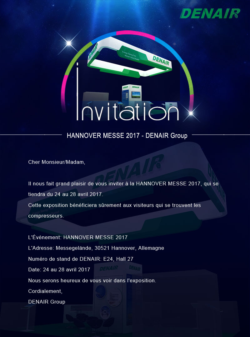 Invitation à Assister au HANNOVER MESSE 2017